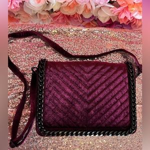 Beautiful Burgundy Aldo Crossbody Handbag